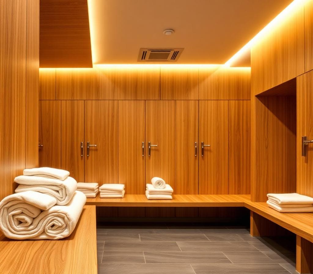 Premium Locker Rooms & Hot Showers